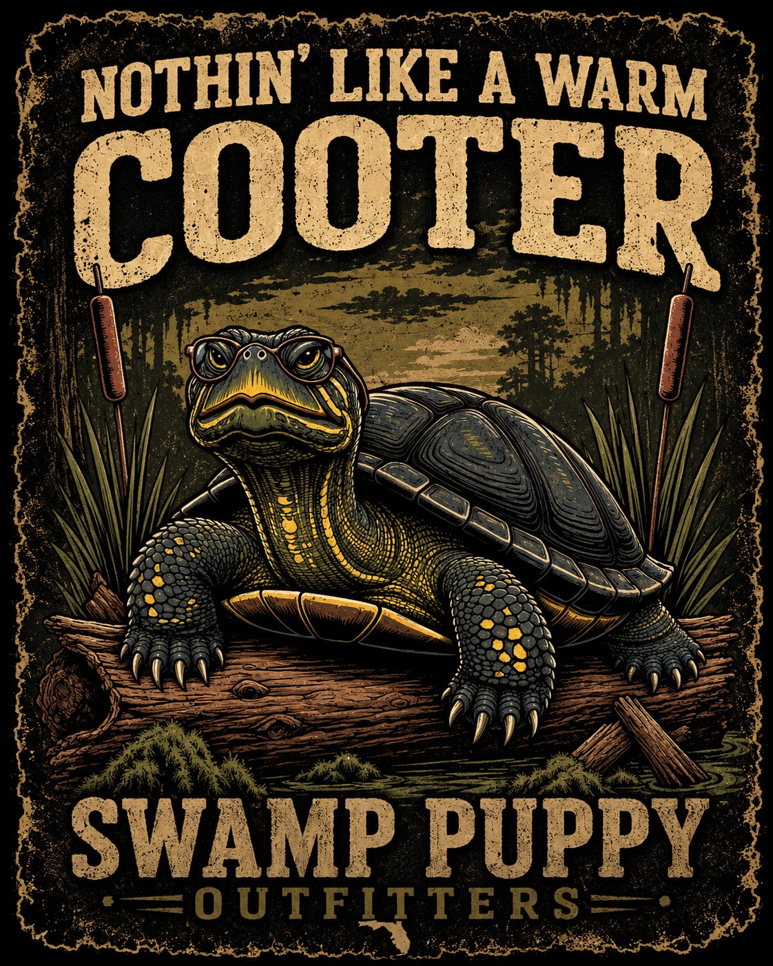 Swamp Puppy Outfitters Florida humor shirt